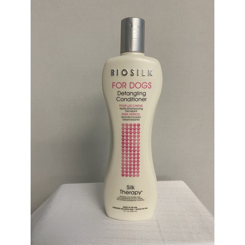 BioSilk for Dogs Silk Therapy Dog Detangling Conditioner - Moisturizing Dog Hair